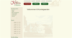 Desktop Screenshot of kumlegaarden.no